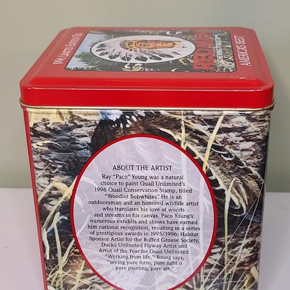 Vintage Red Man Tin - Picture 3 of 8